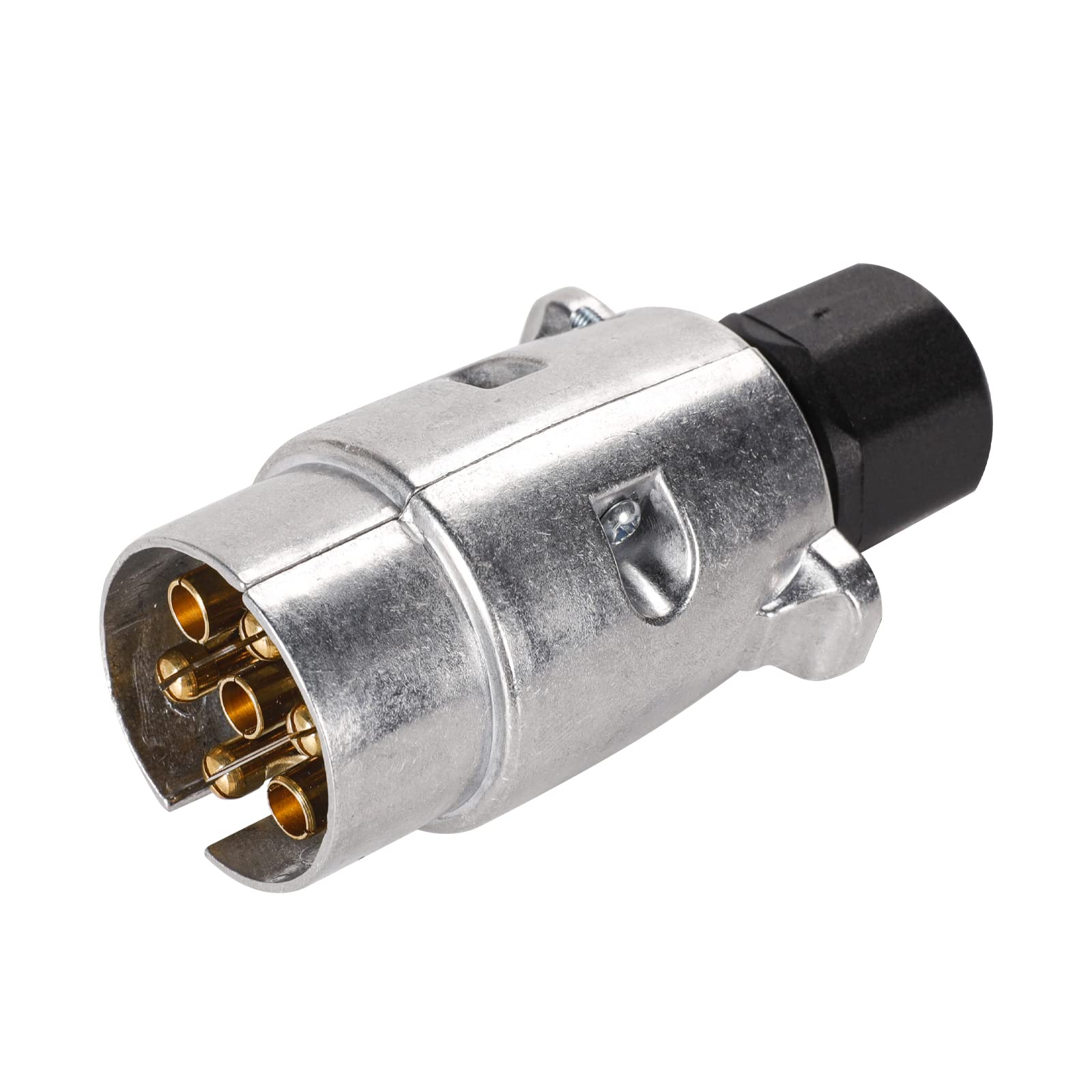 AOHEWEI Anhängerkupplung Elektrik Anhänger Stecker 7 Pin Metall Aluminium Legierung 7 Wege Auto Lichter Anschlüsse für Boote Wohnmobil Wohnwagen oder andere Nutzfahrzeuge AOHEWEI Anhängerkupplung Elektrik Anhänger Stecker 7 Pin Metall Aluminium Legierung 7 Wege Auto Lichter Anschlüsse für Boote Wohnmobil Wohnwagen oder andere Nutzfahrzeuge von AOHEWEI