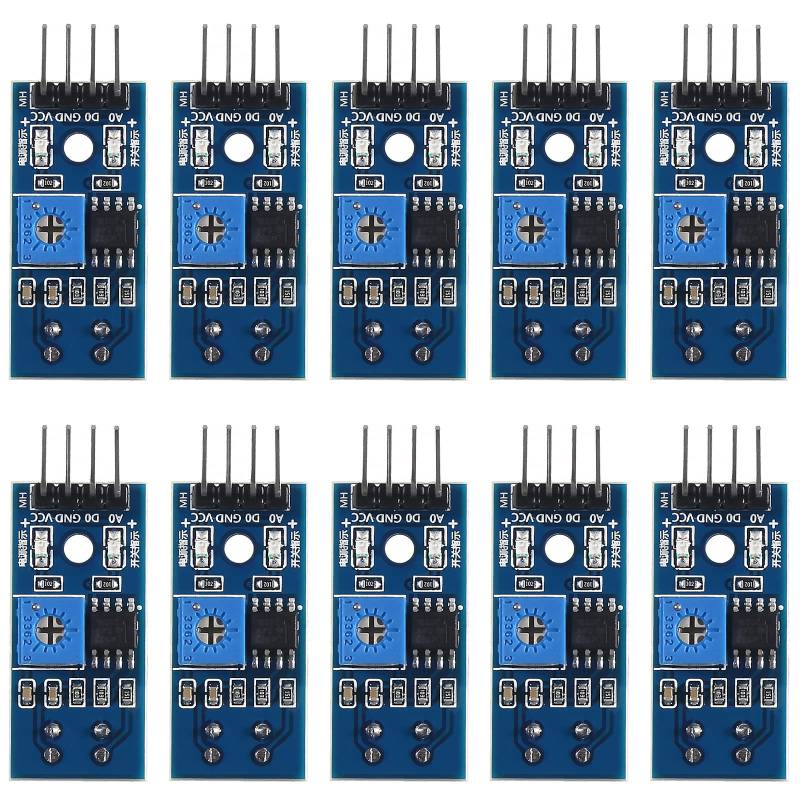 10pcs TCRT5000 Infrared Reflective Sensor IR Photoelectric Switch Barrier Line Obstacle Avoidance Module Tracing Sensor Tracing Module for Arduino Smart Car Robot (10pcs) von AOICRIE