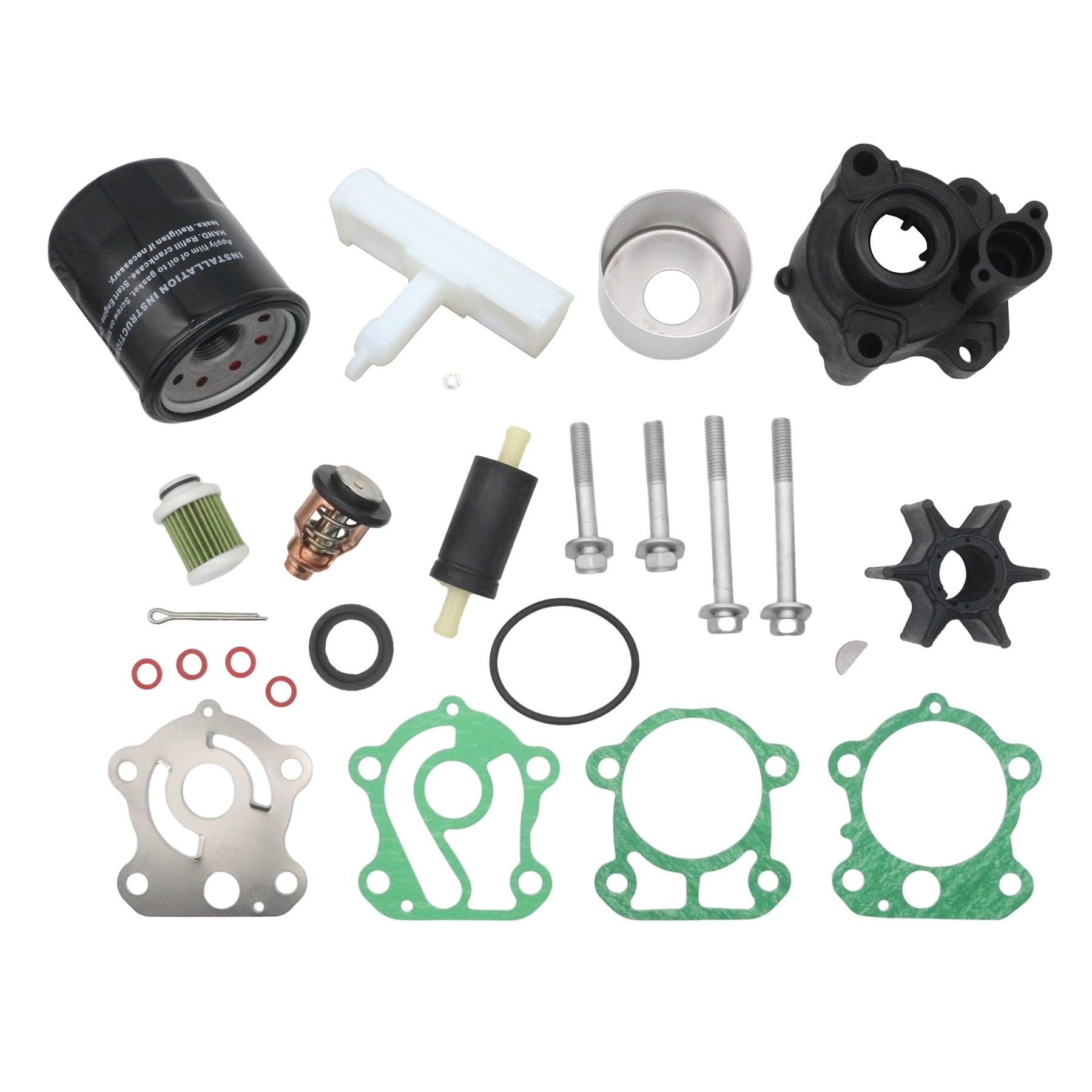 AOLUOER Außenborder-Service-Kit Thermostat Ölfilter Kraftstofffilter Laufrad-Kit for F80B Y/a/m/a/h/a 4-Takt 80 PS Motoren 67F-W0078-00 18-3451 AOLUOER Außenborder-Service-Kit Thermostat Ölfilter Kraftstofffilter Laufrad-Kit for F80B Y/a/m/a/h/a 4-Takt 80 PS Motoren 67F-W0078-00 18-3451 von AOLUOER
