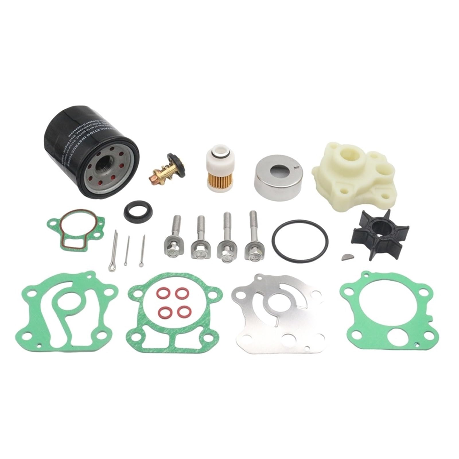 AOLUOER Außenborder-Service-Kit for Y/a/m/a/h/a 4-Takt 50 PS Außenborder Laufrad-Kit 6H3-W0078 Ölfilter 5GH-13440-71 Thermostat 66M-12411 AOLUOER Außenborder-Service-Kit for Y/a/m/a/h/a 4-Takt 50 PS Außenborder Laufrad-Kit 6H3-W0078 Ölfilter 5GH-13440-71 Thermostat 66M-12411 von AOLUOER