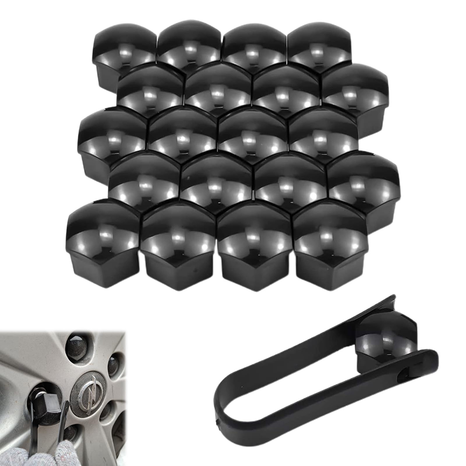 AOMiGT Mutternabdeckungen, Sechskant-Reifen Muttern-abdeckungen,17mm Radschraubenkappen, Auto Schrauben Kappe 20 Stücke, Universal Radmuttern Auto, Radschraubenkappen Mit Entfernung Werkzeug AOMiGT Mutternabdeckungen, Sechskant-Reifen Muttern-abdeckungen,17mm Radschraubenkappen, Auto Schrauben Kappe 20 Stücke, Universal Radmuttern Auto, Radschraubenkappen Mit Entfernung Werkzeug von AOMiGT