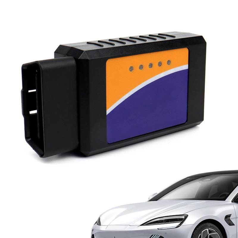 AOMiGT OBD 2 Diagnosegerät Auto Adapter WiFi OBD Diagnosegerät, Bluetooth Diagnosegerät Auto Scanner Code Leser, OBD2 Bluetooth Adapter OBD Auto Diagnosegerät für Alle OBD 2 Protokoll Fahrzeug von AOMiGT