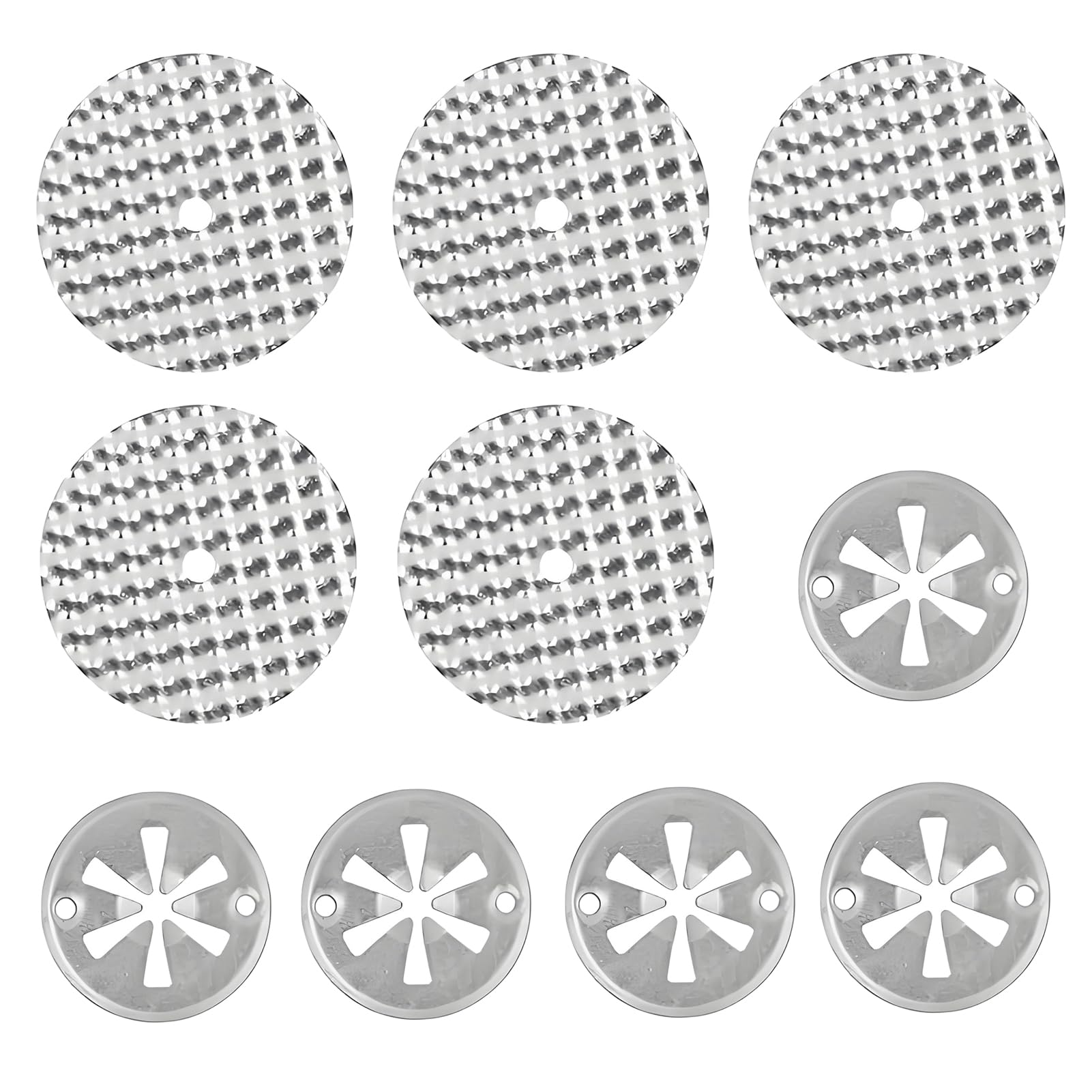 10 Stück Hitzeschutzblech Reparatursatz,Hitzeschutzblech (50mm) Klemmscheiben,Hitzeschutzblech(30mm),Klemmscheiben,Sicherungsscheiben,Hitzeschutzblech Auspuff Für Vw,Verschiedene Autos von AONAYO