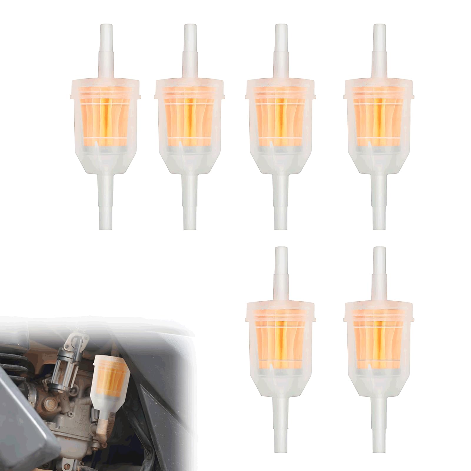 6 Stück 6mm / 8mm Kraftstofffilter,Benzinfilter,Benzinfilter Moped,Benzinfilter Universal Gasöl,Kraftstofffilter Diesel,Benzinfilter Motorrad,Dieselfilter Für Rasenmäher,Auto,Motorrad,Roller 6 Stück 6mm / 8mm Kraftstofffilter,Benzinfilter,Benzinfilter Moped,Benzinfilter Universal Gasöl,Kraftstofffilter Diesel,Benzinfilter Motorrad,Dieselfilter Für Rasenmäher,Auto,Motorrad,Roller von AONAYO