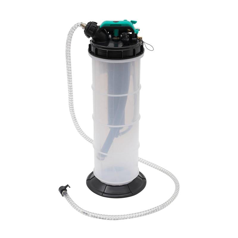AOOUNGM Manuell Ölabsaugpumpe 7.5L mit 4 Schläuchen, Pneumatische Getriebeflüssigkeit Ölpumpe, Ölabsauggerät mit G1/4 Anschluss von AOOUNGM