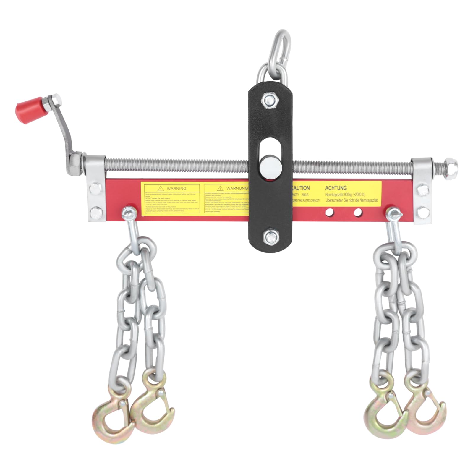 AOOUNGM Motor Balancer Positionierer Motorheber, Getriebeheber Motorauswucht-Set mit 4 Ketten Sicherheitshaken, Motoren-Auswuchtmaschine für Motoren, Getriebe AOOUNGM Motor Balancer Positionierer Motorheber, Getriebeheber Motorauswucht-Set mit 4 Ketten Sicherheitshaken, Motoren-Auswuchtmaschine für Motoren, Getriebe von AOOUNGM