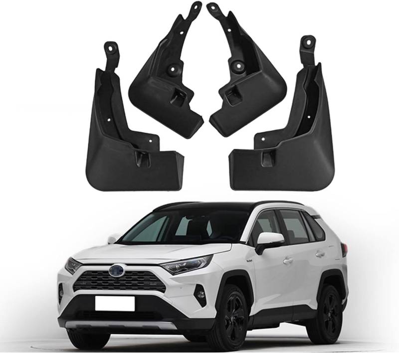 AOROM Auto Schmutzfänger für Toyota RAV4 2019-2024 Hybrid XA50 2022, 4 Stück Vorne Hinten Schmutzfänger Spritzfest Staubdicht Auto Zubehör,A/for RAV4 Adventure von AOROM