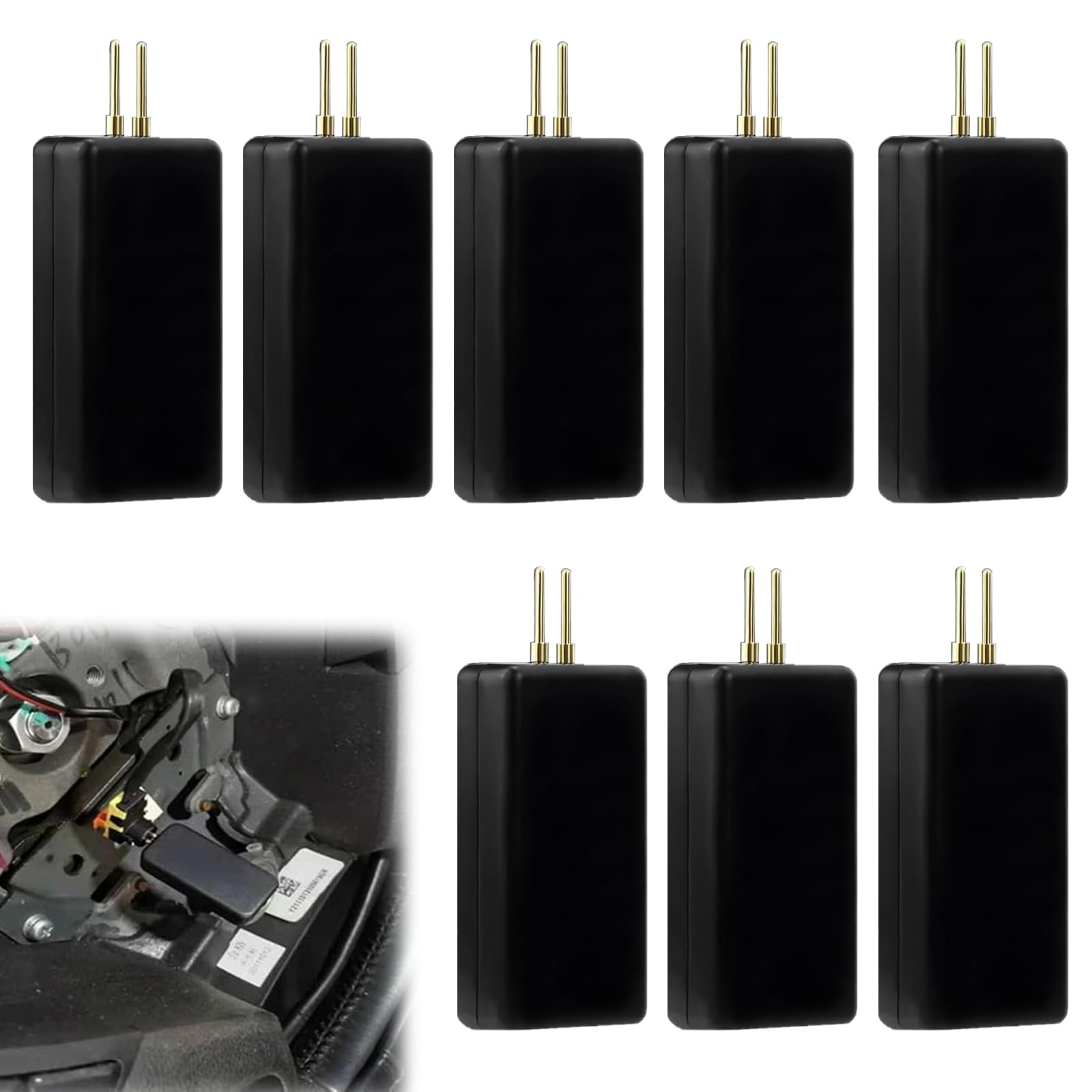 AOUZOVLI 8Pcs Auto Airbag Simulator Universal Auto SRS Airbag Diagnose Erkennungstool SRS Airbag Diagnosesystem für Diagnose Fehlerbehebung Erkennung Diagnose Reparatur Tool AOUZOVLI 8Pcs Auto Airbag Simulator Universal Auto SRS Airbag Diagnose Erkennungstool SRS Airbag Diagnosesystem für Diagnose Fehlerbehebung Erkennung Diagnose Reparatur Tool von AOUZOVLI