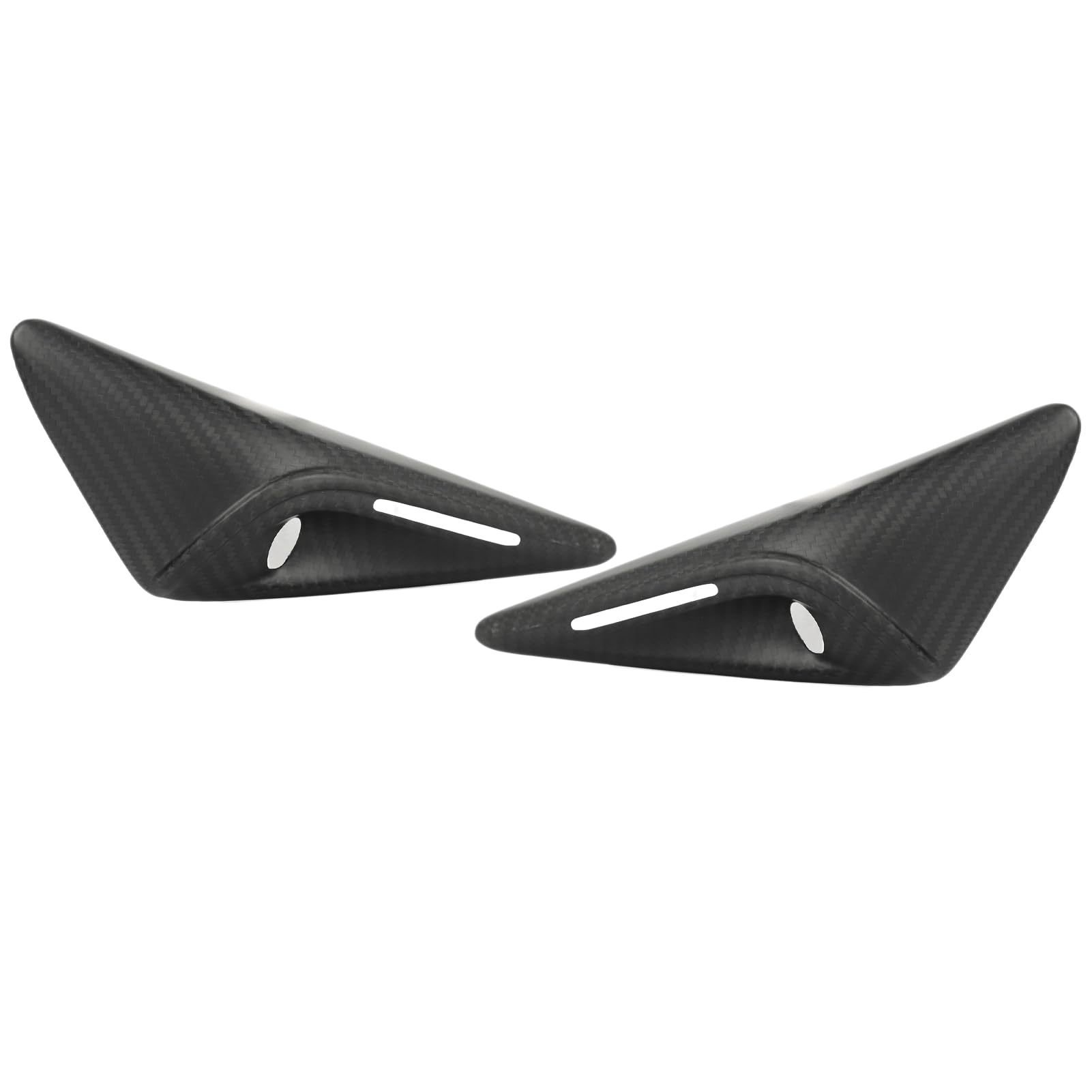 2pcs Side Mutguard Kamera Entlüftungsabdeckungsverkleidung Kohlefaser -Mutguard -Kamera Entlüftungsverkleidung 2023 und Up (Matt) von AOWINHIT