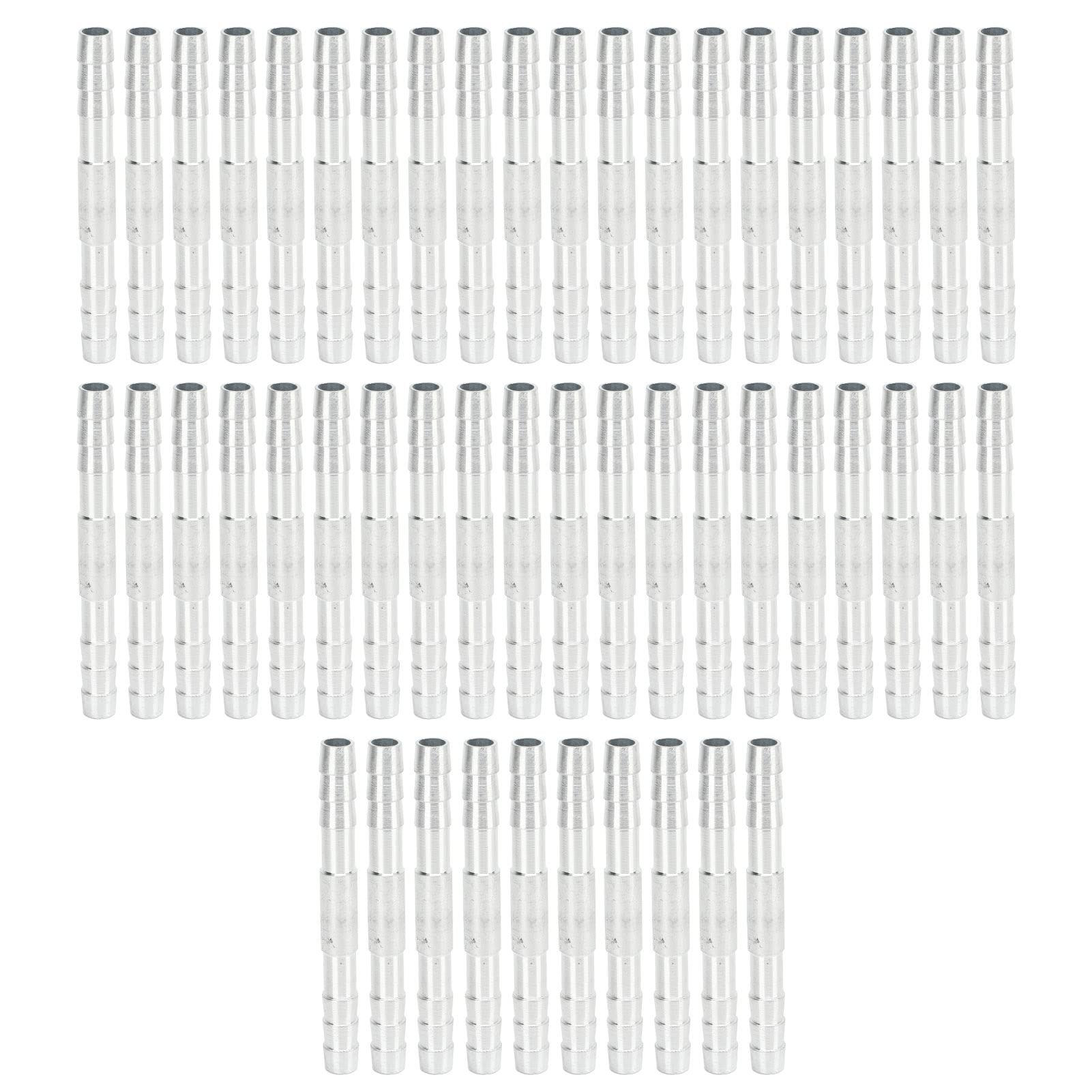 50pcs Klimaanlage Schlauch Barb -Bach -Aluminium Starker Kältemittel Schlauchhähne Stecker Universal für Automobilrohre (3/8in) von AOWINHIT