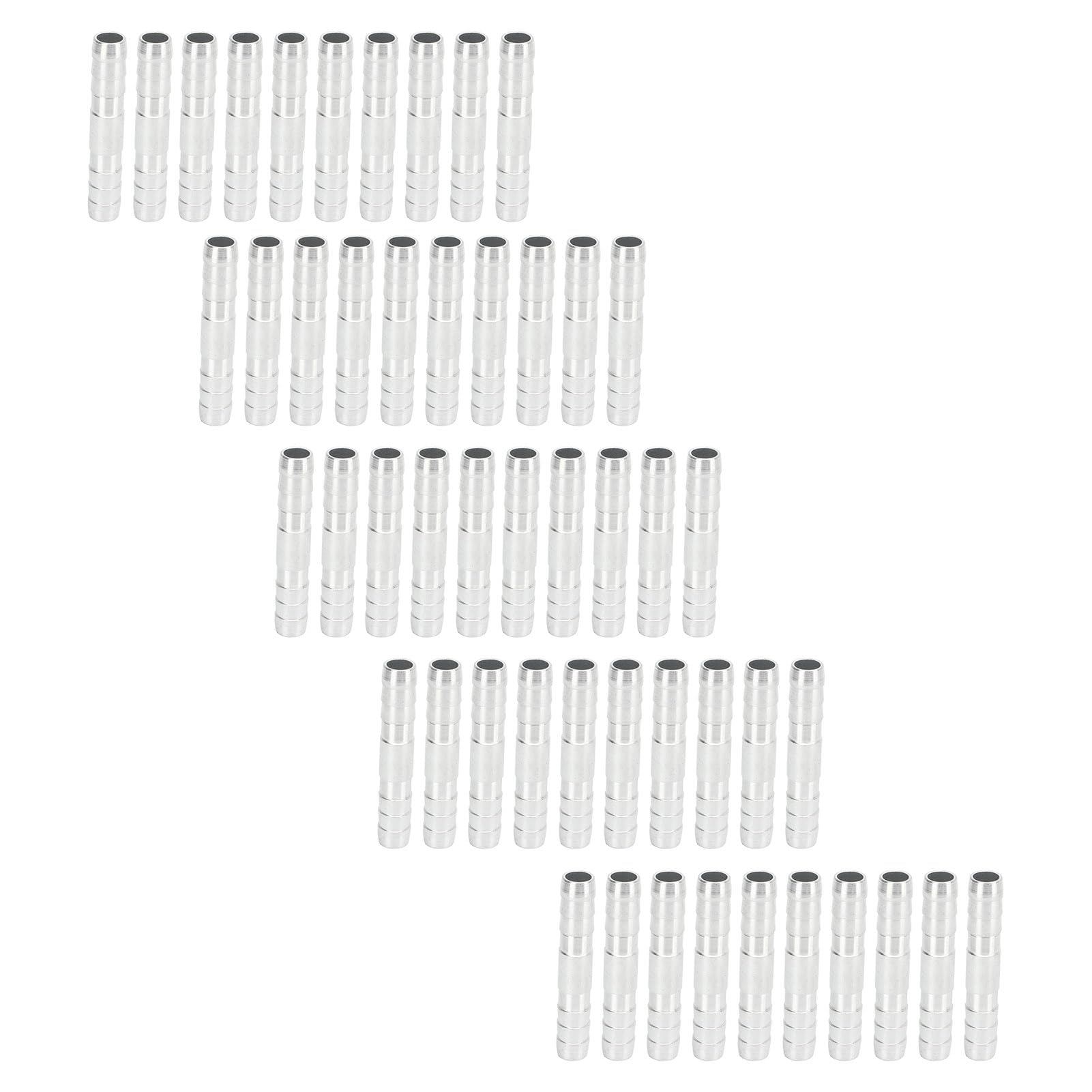50pcs Klimaanlage Schlauch Barb -Bach -Aluminium Starker Kältemittel Schlauchhähne Stecker Universal für Automobilrohre (5/8in) von AOWINHIT