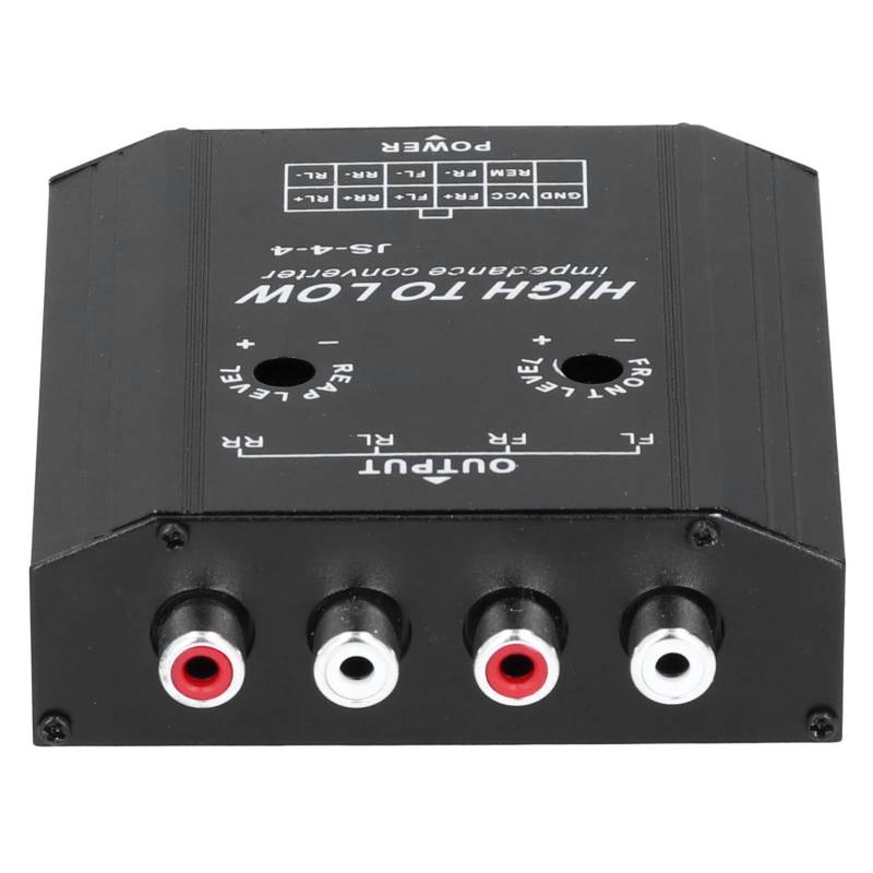 AOWINHIT 12V 4-Kanal- o-Impedanzkonverter High-to-Low-Line-Autoradio-Radio-Lautsprecher-Frequenzfilter,Montageteile im Fahrzeug von AOWINHIT