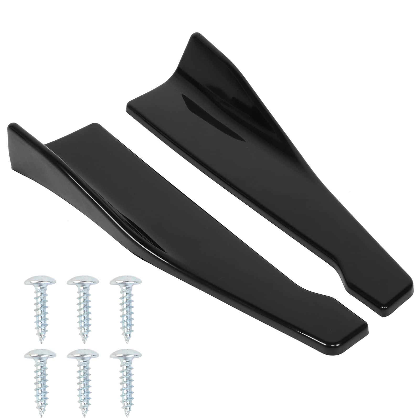 AOWINHIT 2 St¡§1ck Universal Gl?nzend Schwarz Auto Hecksto?Stange Splitter Lippe, Winglet Diffusor Fahrzeugkanten-Kratzschutz,Make-up-Werkzeuge und Zubeh?r AOWINHIT 2 St¡§1ck Universal Gl?nzend Schwarz Auto Hecksto?Stange Splitter Lippe, Winglet Diffusor Fahrzeugkanten-Kratzschutz,Make-up-Werkzeuge und Zubeh?r von AOWINHIT