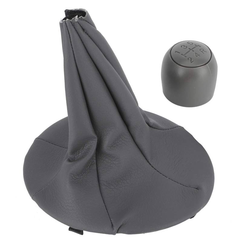 AOWINHIT 5-Gang-Schaltknauf, Grau, mit Staubdichten Manschetten Panda 500 500C,Schaltkn?ufe/Schaltzubeh?r von AOWINHIT