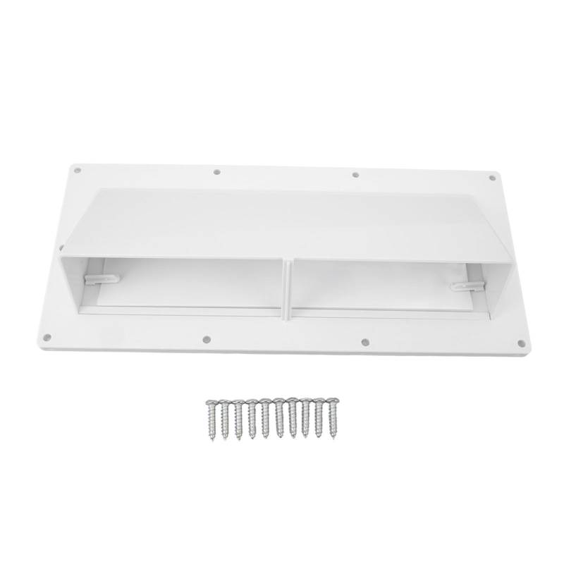 AOWINHIT RV Range Hood Entlüftungsabdeckung, Weißer Seitenwandofenablager für Anhänger, Wetterfeste RV -Herdentlüftungsabdeckung, Motorhome Range Hood Vent von AOWINHIT