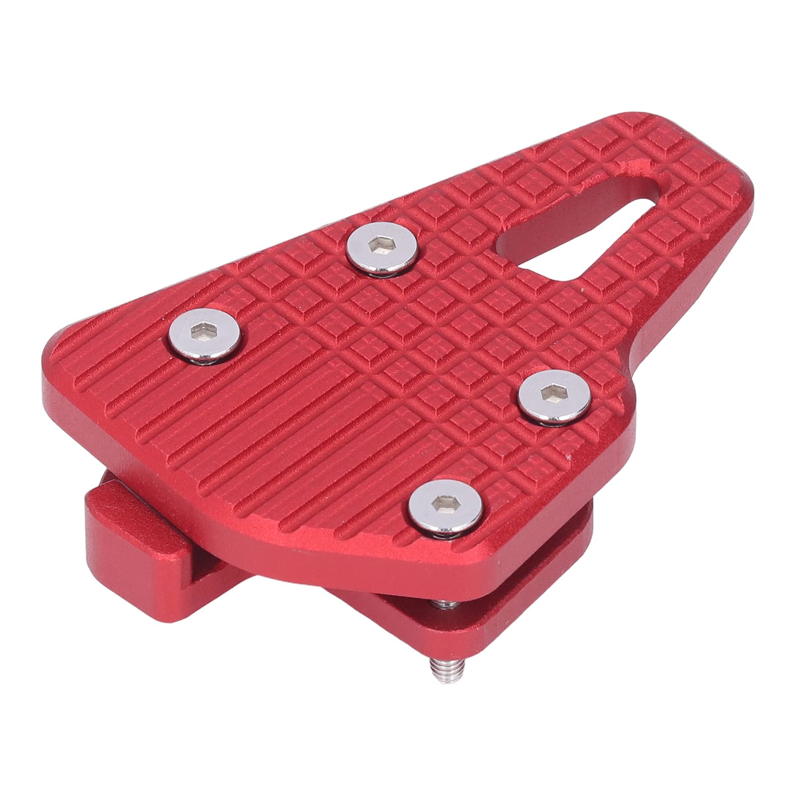 Motorrad -Heckbremshebel -Fuß -Pedal -Aluminiumlegierung Vergrößerung der Verlängerungsplatte Ersatz 2019 Bis 2021 Stützoberfläche (Rot) von AOWINHIT