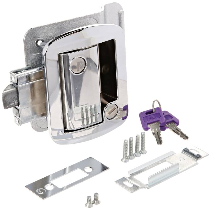 AP Products 013-572 Chrom Global Reiseanhänger Eingangsschloss Set von AP Products