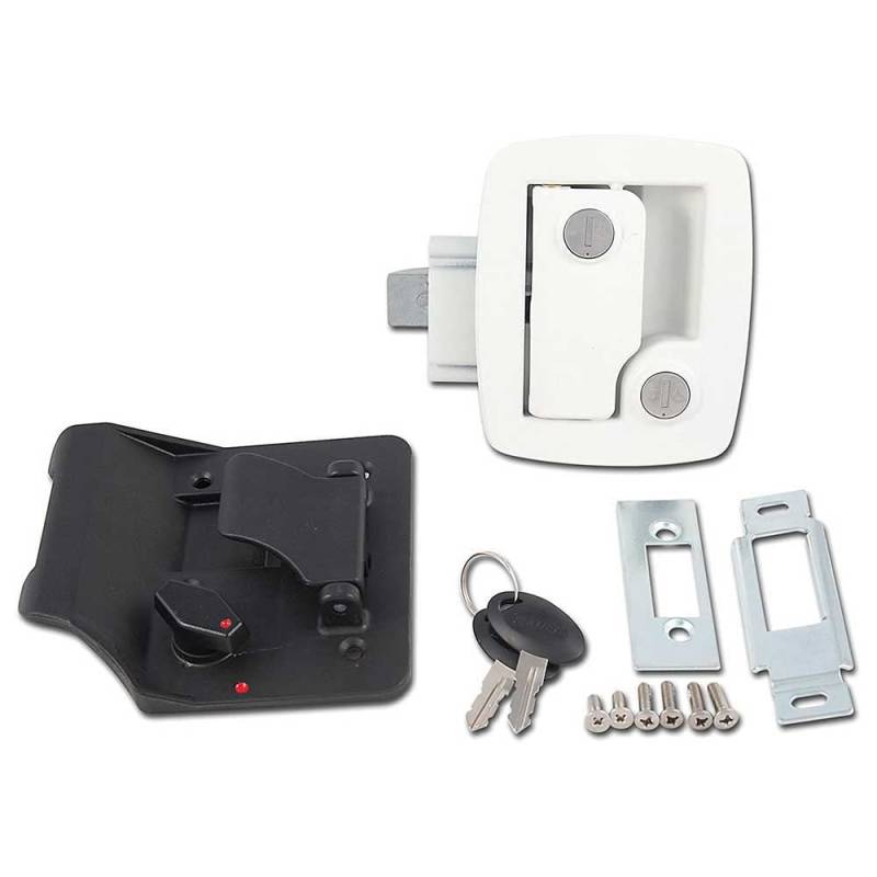 AP Produkte (013–534) weiß Anhänger Schloss mit Schlüssel von AP Products