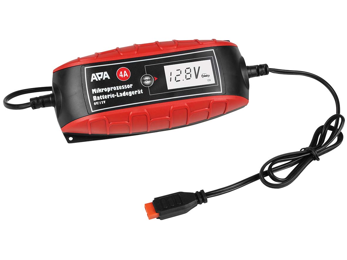APA 16617 Mikroprozessor Batterie-Ladegerät, 9-stufig, Ladeerhaltungsfunktion, 6/12V, 4A APA 16617 Mikroprozessor Batterie-Ladegerät, 9-stufig, Ladeerhaltungsfunktion, 6/12V, 4A von APA