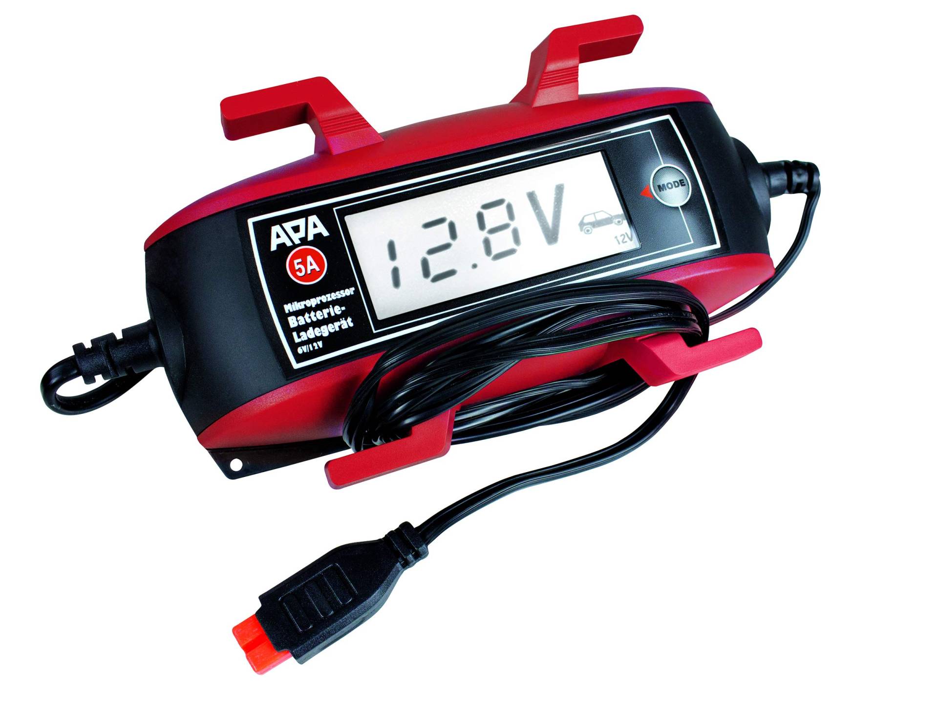 APA 16633 Mikroprozessor Batterie-Ladegerät, 9-stufig, Kabelaufroller, Ladeerhaltungsfunktion, 6/12 V, 5A APA 16633 Mikroprozessor Batterie-Ladegerät, 9-stufig, Kabelaufroller, Ladeerhaltungsfunktion, 6/12 V, 5A von APA