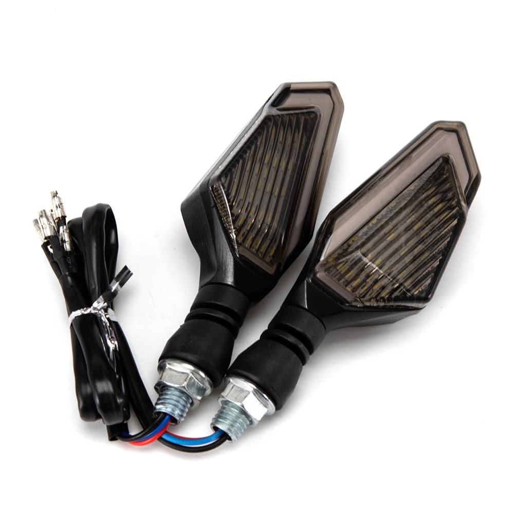 APEBAZY Motorrad-Blinker Motorrad-Blinker LED-Blinker vorne und hinten 2 Stück Allzweck-Blinker APEBAZY Motorrad-Blinker Motorrad-Blinker LED-Blinker vorne und hinten 2 Stück Allzweck-Blinker von APEBAZY