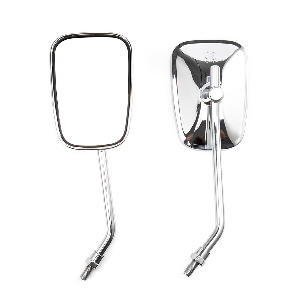 APEBAZY Rechteckiger Fahrradspiegel Aluminiumlegierung Radfahren Reflektor Weitwinkel Dreirad Quad Motorrad Roller Rückblick Links Rechts Spiegel APEBAZY Rechteckiger Fahrradspiegel Aluminiumlegierung Radfahren Reflektor Weitwinkel Dreirad Quad Motorrad Roller Rückblick Links Rechts Spiegel von APEBAZY