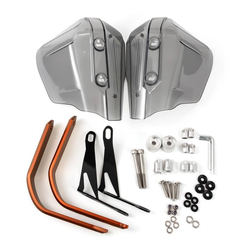 Motorrad Handschutz Lenker Windschutzscheibe Handschutz CNC Aluminium Universal von APEBAZY