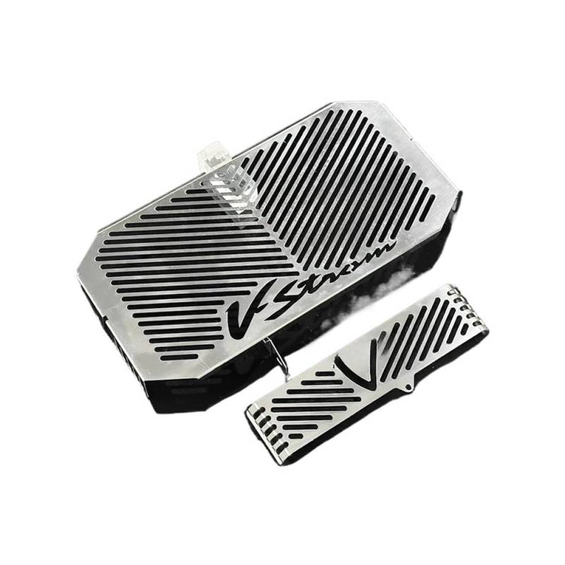 Kühlerabdeckung Schutzgitter Kühlergrillschutzabdeckung für für DL650 für VStrom 650 2004–2011, Motorrad-Ölkühler, Kühlergrill-Netzschutz von APEYCRX