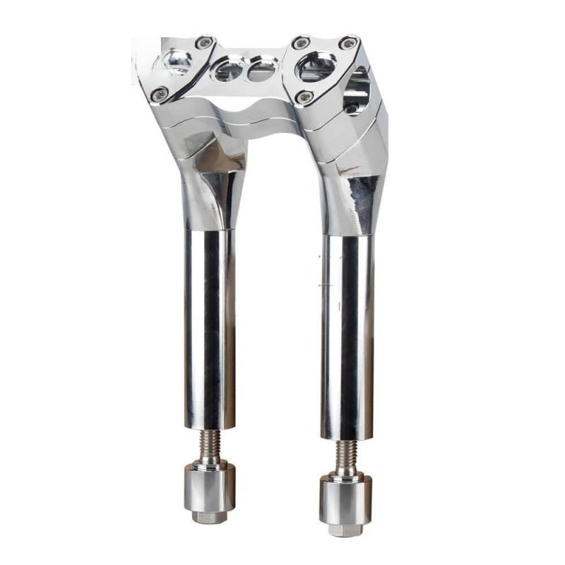 Motorrad-Lenkerhalterung 25 MM 1 "Motorrad Modulare Lenker Riser Mount Riser Clamp Gebogene Fett Riser 12'' + 1 "Für Softail Für Dyna XL 883 von APEYCRX