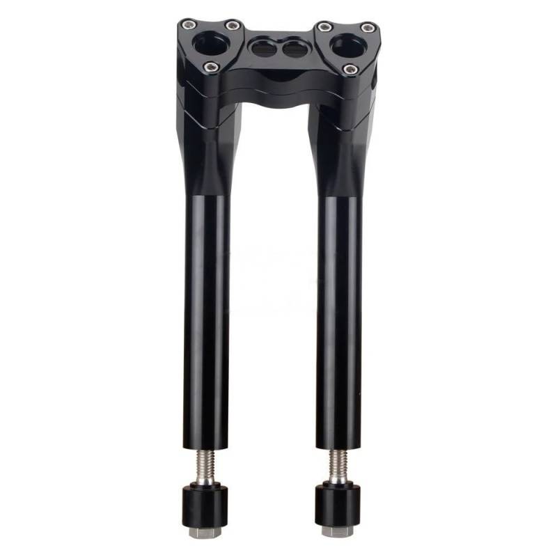 Motorrad-Lenkerhalterung 25 MM 1 "Motorrad Modulare Lenker Riser Mount Riser Clamp Gebogene Fett Riser 12'' + 1 "Für Softail Für Dyna XL 883 von APEYCRX