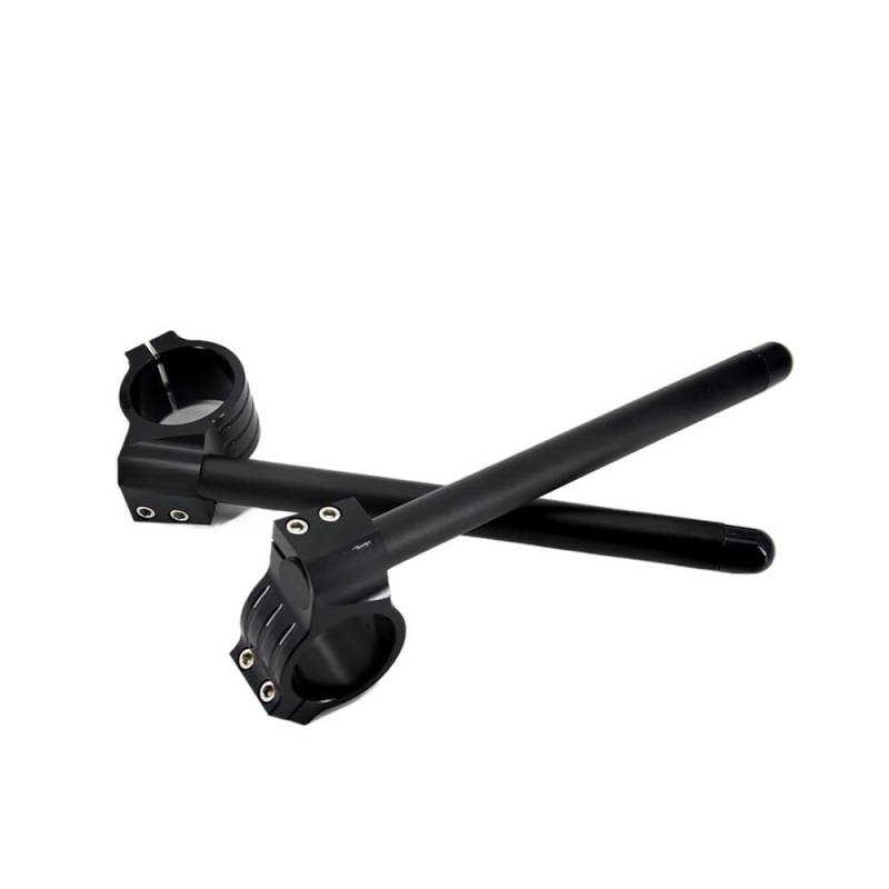 Motorrad-Lenkerhalterung 31MM 32MM 33MM 35MM 36MM 37MM 39MM 41MM 45MM 48MM 50MM 51MM PRO Riser Hohe Clip Ons Lenker Gabel Rohr Lift Clip auf Schwarz Paar von APEYCRX