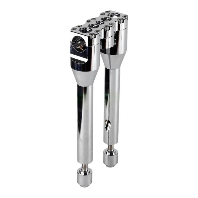 Motorrad-Lenkerhalterung Chrom 12in 12 "Kickback Gerade Lenker Riser Kit Club Clamp Für Modell Mit 1 "25mm Bar für Softail von APEYCRX