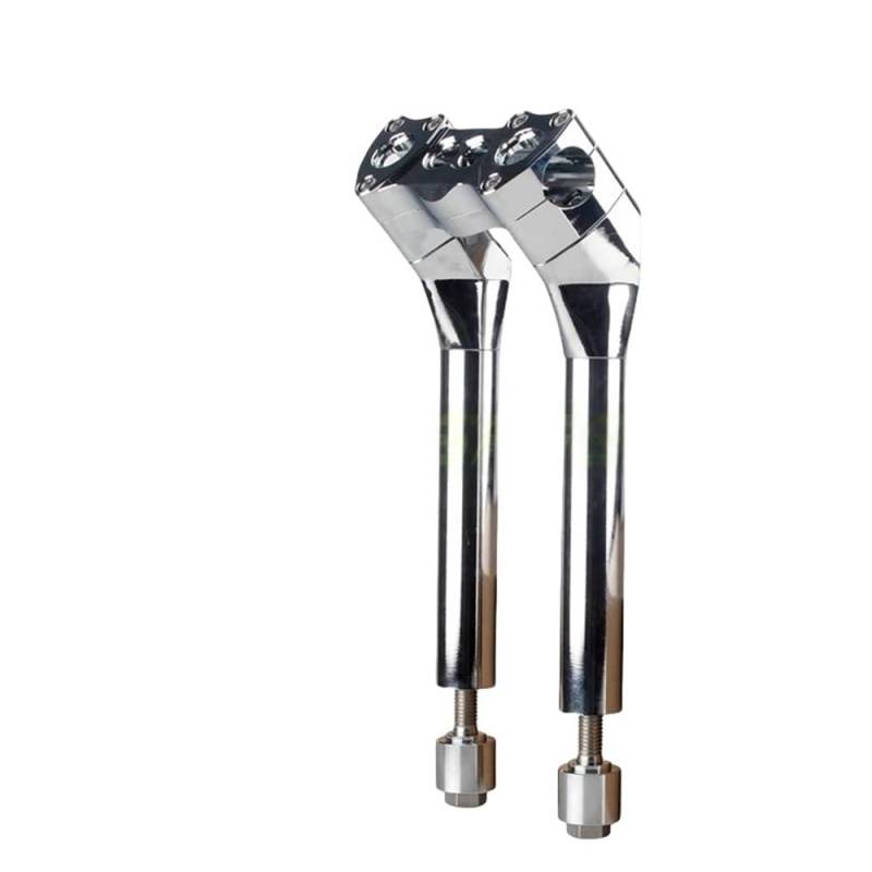 Motorrad-Lenkerhalterung Chrom 12in 12 "Kickback Gerade Lenker Riser Kit Club Clamp Für Modell Mit 1 "25mm Bar für Softail von APEYCRX