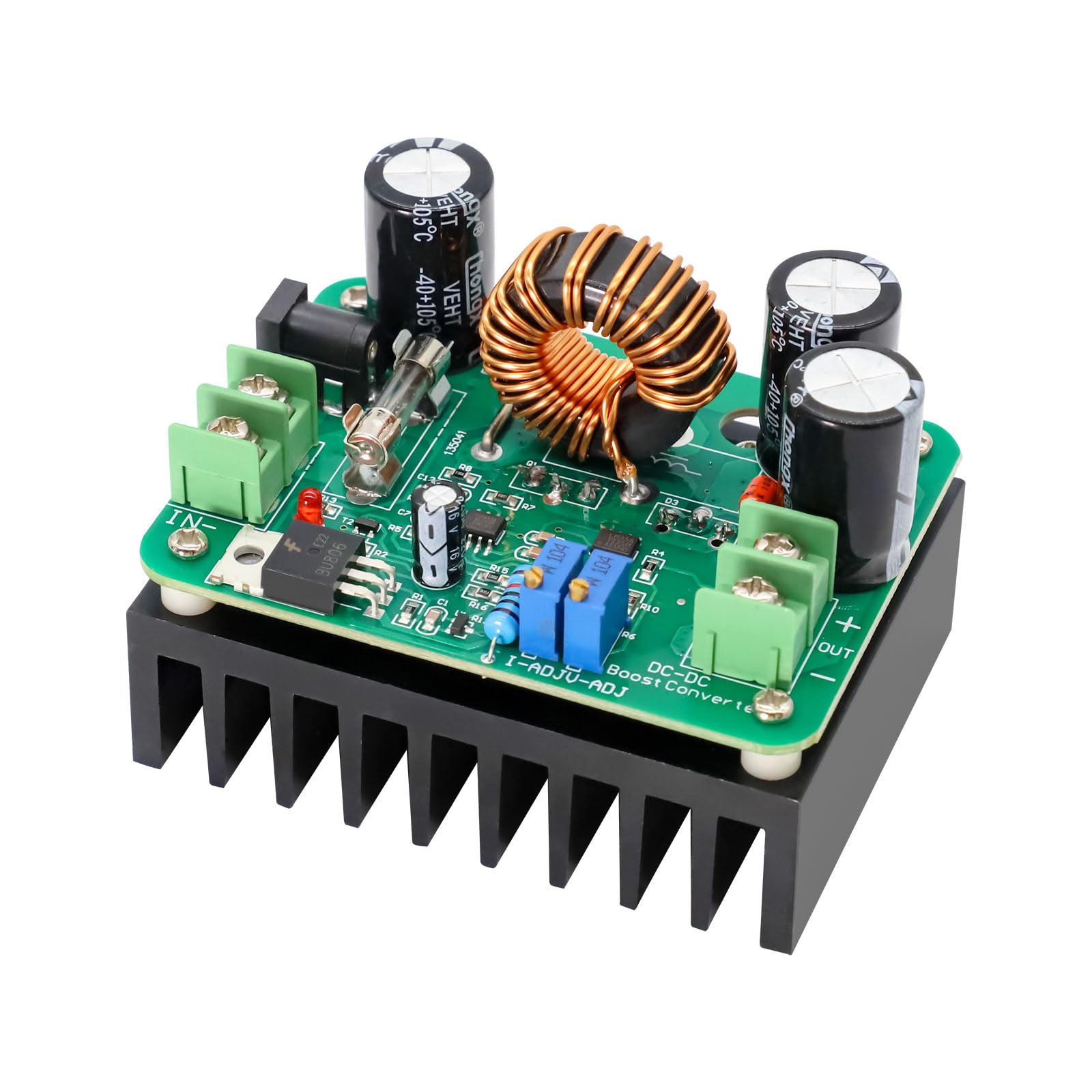 APKLVSR DC-DC 600W 10A Boost Converter Wandler, 12-60V auf 12-80V 600W DC-DC Wandler Stromversorgung Step-up Konverter Modul Netzteil APKLVSR DC-DC 600W 10A Boost Converter Wandler, 12-60V auf 12-80V 600W DC-DC Wandler Stromversorgung Step-up Konverter Modul Netzteil von APKLVSR