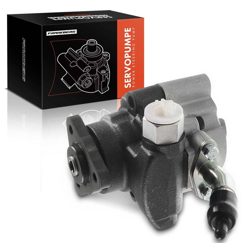 Frankberg Servopumpe Hydraulikpumpe Lenkung Ohne Riemenscheiben Kompatibel mit Defender LD L316 2.5L 1999-2006 Replace# QVB101350 von Frankberg