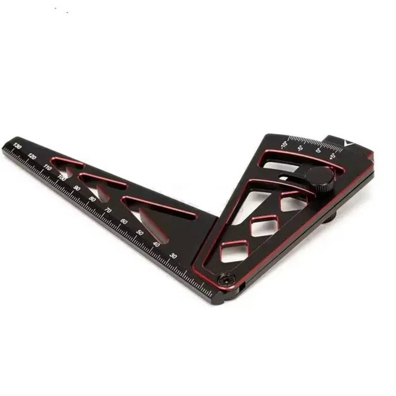 APMXQWIL RC Autoteile Einstellbares Metalllineal Für Einstellen Der Höhe des RC-Autos Und des Felgensturzes Um 15 Grad Für Hobbywerkzeuge CNC Für 1/8 1/10 RC-Autos(Red) von APMXQWIL