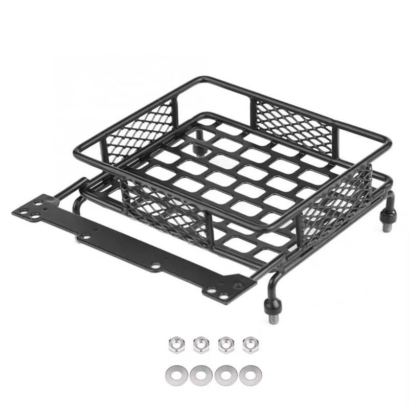 APMXQWIL RC Autoteile Kompatibel Mit Axial Für SCX10 Für Traxxas Für TRX4 D90 CC01 1/10 RC Crawler Auto Upgrade Teile 3 Größe Metall Gepäckträger Dachträger(113 * 108mm) von APMXQWIL