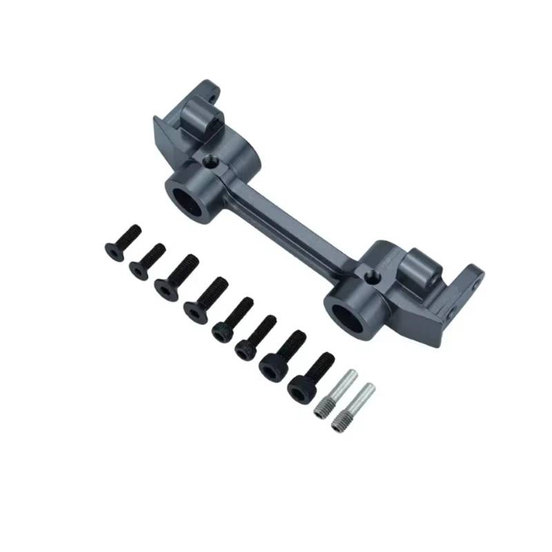 APMXQWIL RC Autoteile Kompatibel Mit Axial Für SCX10 II 90046 90047 Metall Heck -Heck -Stoßfänger Ständerträgermontage Für 1/10 RC Crawler Upgrade -Teile(Gray,Front) von APMXQWIL