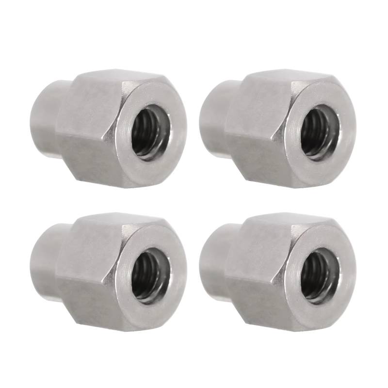 APMXQWIL RC Autoteile Kompatibel Mit Axial Für SCX24 AX24 1/24 RC Crawler Upgrade Teile Ersatz 4PCS 2/3/5mm M2 Lange Radmuttern(2mm) von APMXQWIL