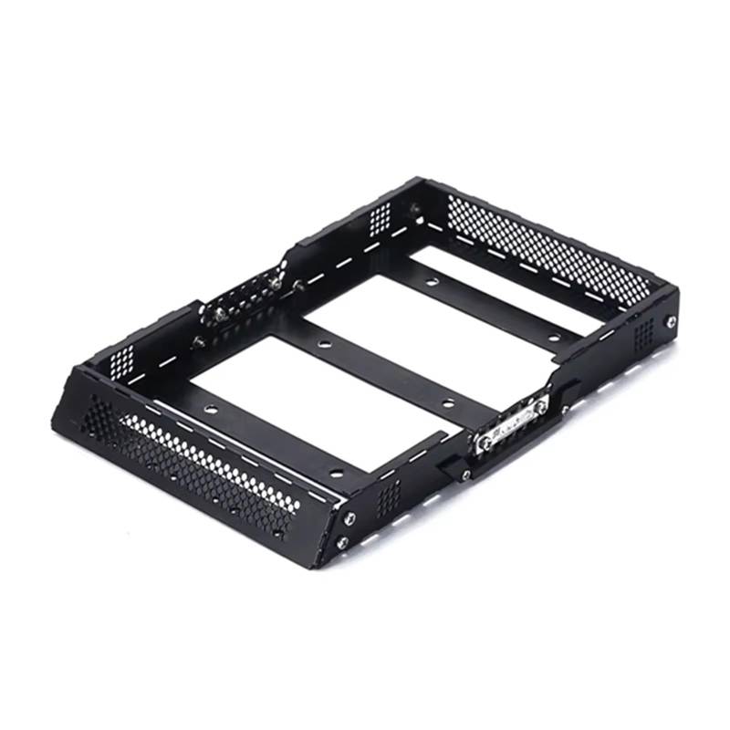 APMXQWIL RC Autoteile Kompatibel Mit Axial Für SCX24 AXI00002 1/24 RC Crawler Auto Upgrade Teile Zubehör Metall Gepäckträger Dachträger von APMXQWIL