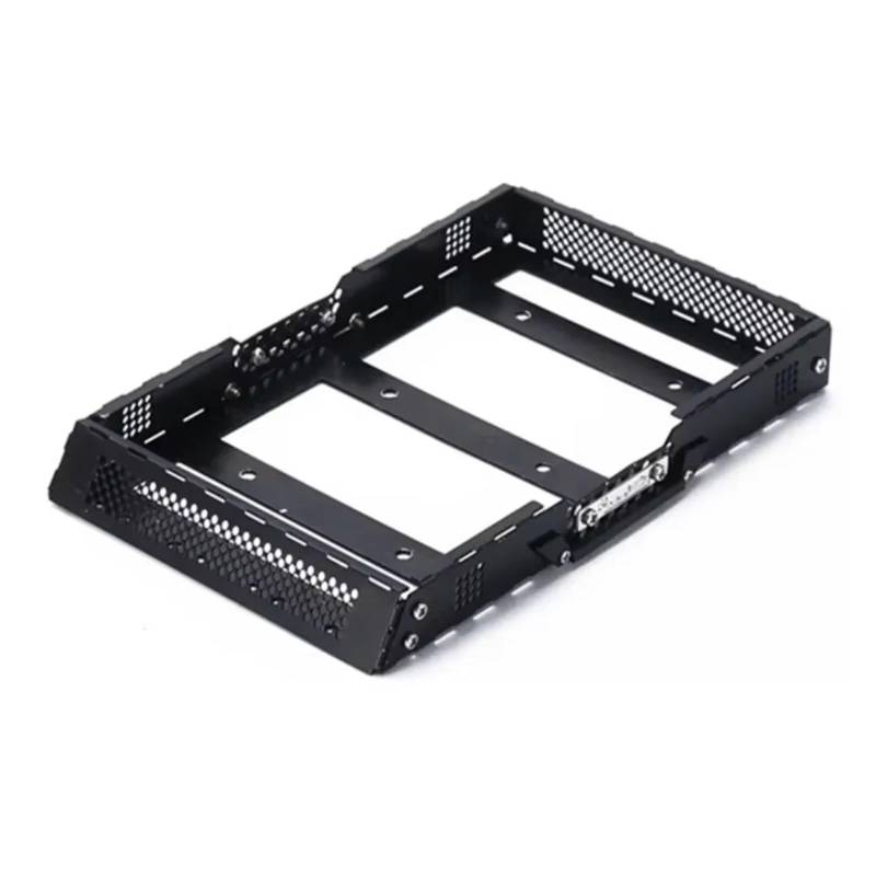 APMXQWIL RC Autoteile Kompatibel Mit Axial Für SCX24 AXI00002T1 AXI00002T2 2019 Für Wrangler Für JLU Für CRC 1/24 RC Crawler Auto Metall Gepäck Dachträger Träger von APMXQWIL