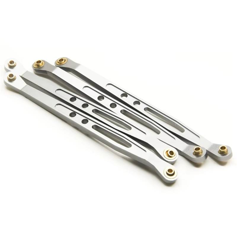 APMXQWIL RC Autoteile Kompatibel Mit Axial Für Wraith 90018 1/10 RC Crawler Autoteile Aluminium-Verbindungsstange Oberer Unterarm Für Fahrgestell-Aufhängungsgestänge(Gray,Lower) von APMXQWIL