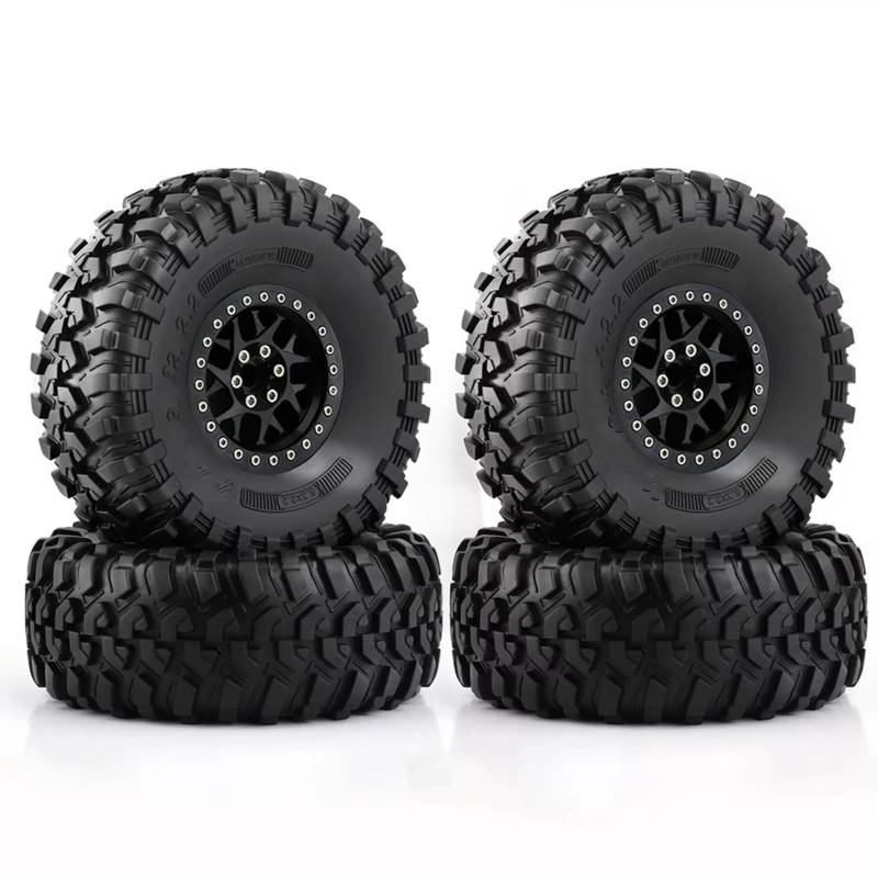 APMXQWIL RC Autoteile Kompatibel Mit D90 D110 Für AXIAL Für SCX10 II III Für Capra 1/10 Fernbedienung Auto 4PCS 1,9 Zoll Fernbedienung Crawler Reifen 130mm Reifen von APMXQWIL
