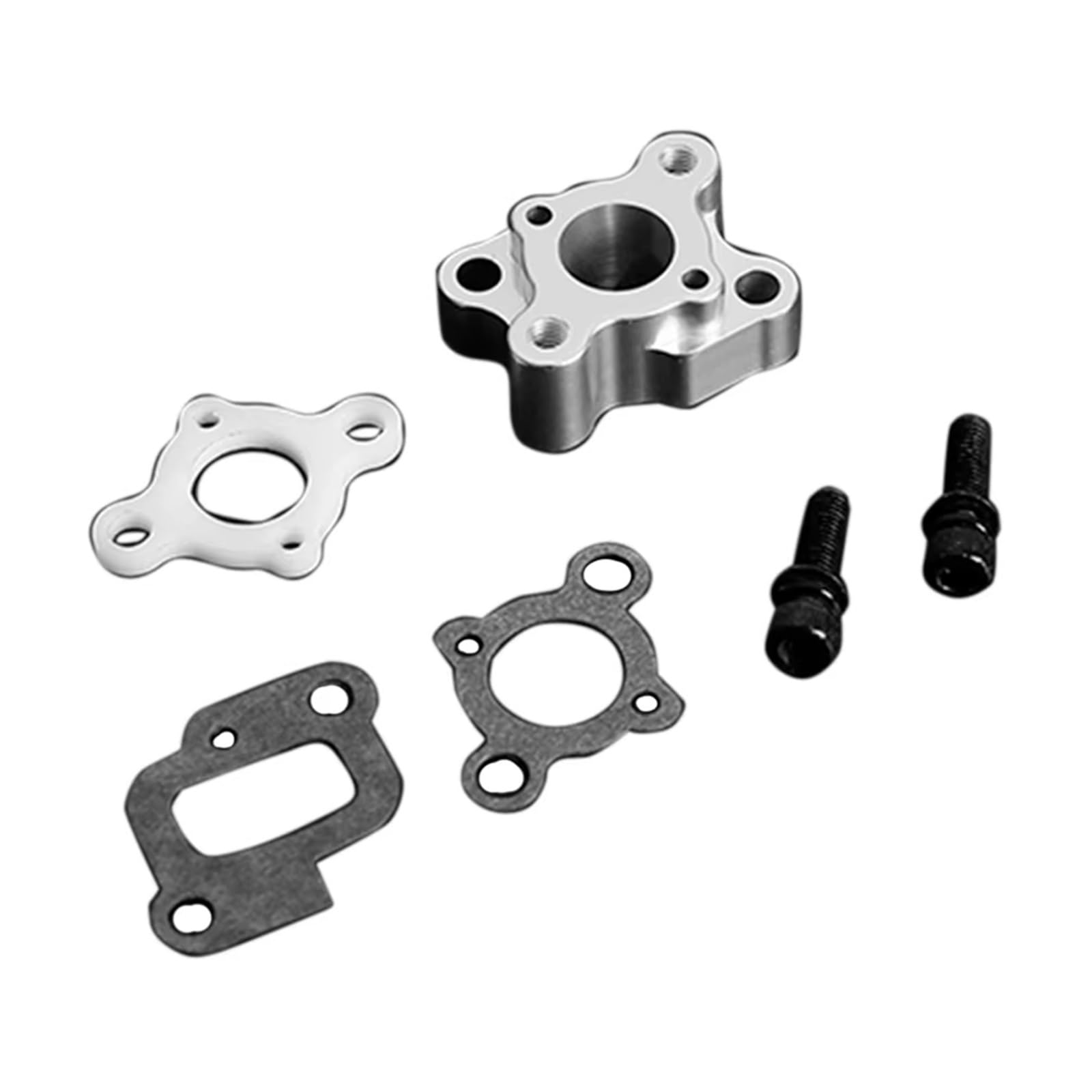 APMXQWIL RC Autoteile Kompatibel Mit HPI Für Baja 5B 5T 5Sc Für Losi 5Ive T Für Rovan 1/5 RC-Autoteile CNC-Ansaugkrümmer-Set Für 23-30,5 Gasmotor APMXQWIL RC Autoteile Kompatibel Mit HPI Für Baja 5B 5T 5Sc Für Losi 5Ive T Für Rovan 1/5 RC-Autoteile CNC-Ansaugkrümmer-Set Für 23-30,5 Gasmotor von APMXQWIL