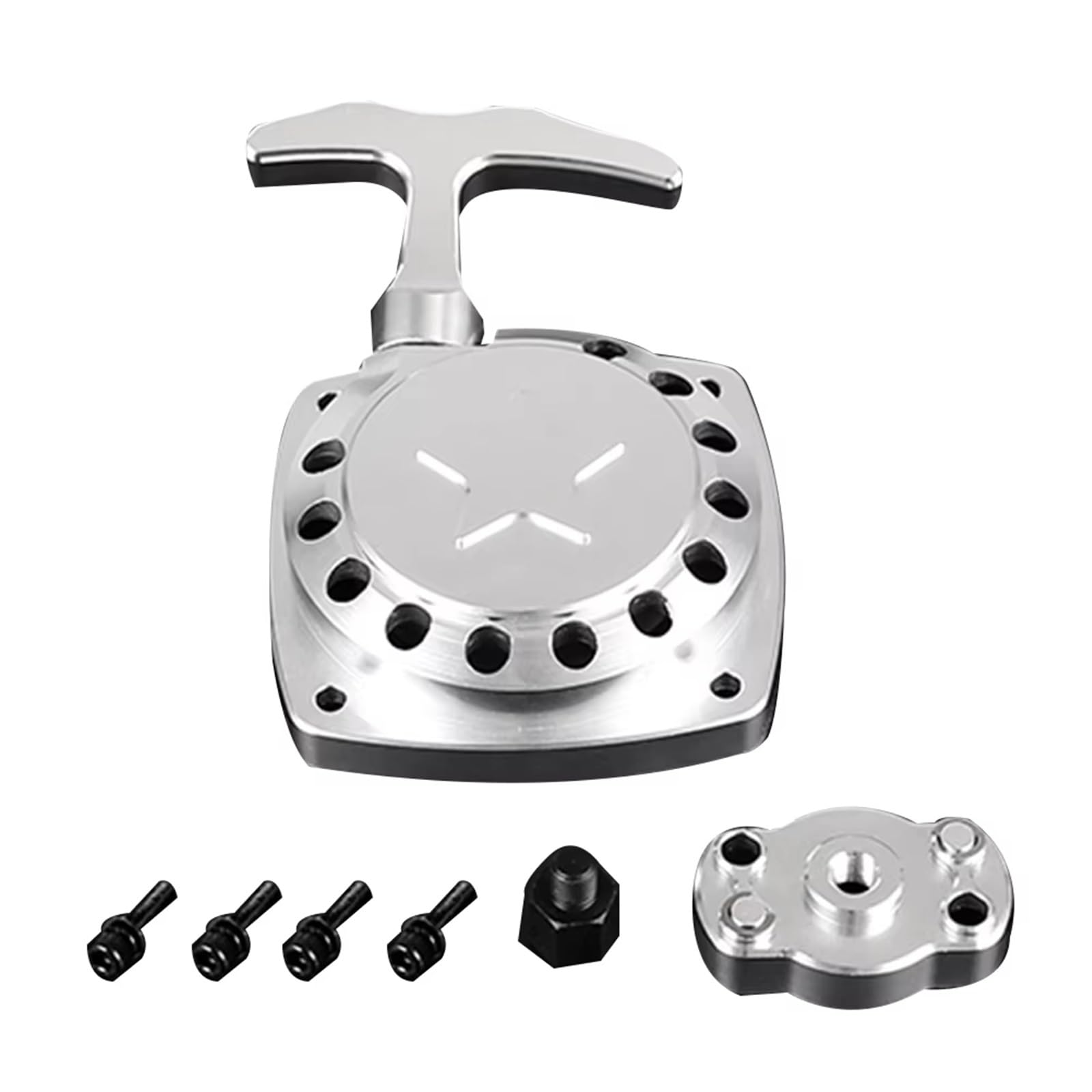 APMXQWIL RC Autoteile Kompatibel Mit HPI Für ROFUN Für BAHA Für ROVAN Für KM Für Baja Für 45CC 71CC 1/5 Rc-Autoteile, Einfach Zu Startender Seilzugstarter, 4-Schrauben-Motoren APMXQWIL RC Autoteile Kompatibel Mit HPI Für ROFUN Für BAHA Für ROVAN Für KM Für Baja Für 45CC 71CC 1/5 Rc-Autoteile, Einfach Zu Startender Seilzugstarter, 4-Schrauben-Motoren von APMXQWIL