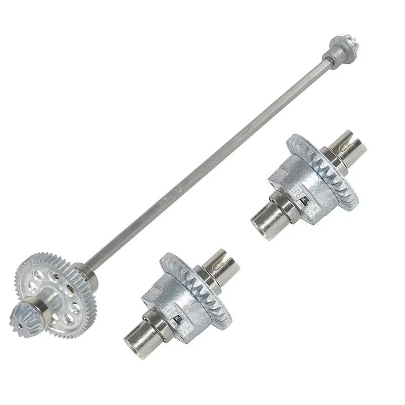 APMXQWIL RC Autoteile Kompatibel Mit Hosim Für XLH 9125 RC-Auto-Upgrade-Ersatzteilzubehör, Komplett Aus Metall, Hauptachsen-Antriebswelle Mit Zahnradlagersatz(D) von APMXQWIL