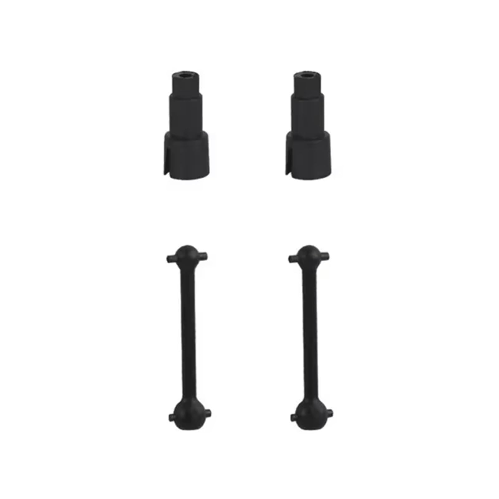 APMXQWIL RC Autoteile Kompatibel Mit LDRC A86 LD1801 LD1802 LD1803 LD1804 A01 A02 1/18 RC Autoteile 2 Stück Metall-Kunststoff-Antriebswelle CVD-Antriebswelle(LA0049 Plastic) von APMXQWIL