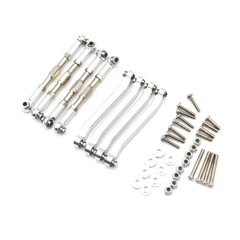 APMXQWIL RC Autoteile Kompatibel Mit MN D90 D91 D96 D99 D99S MN90 Für MN99S 1/12 RC Auto Upgrade Teile Metall Für Chassis Zugstangen Link Suspension Spurstange von APMXQWIL