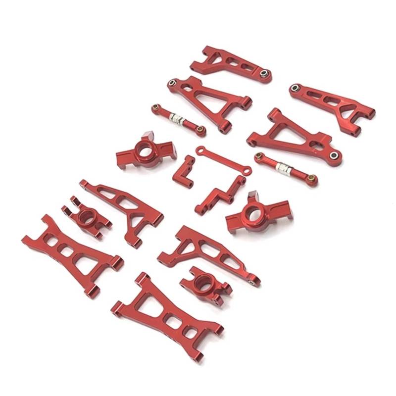 APMXQWIL RC Autoteile Kompatibel Mit Mjx 16207 16208 16209 16210 H16 1/16 RC Autozubehör Aluminium Upgrade Kit Fernbedienung Autozubehör von APMXQWIL