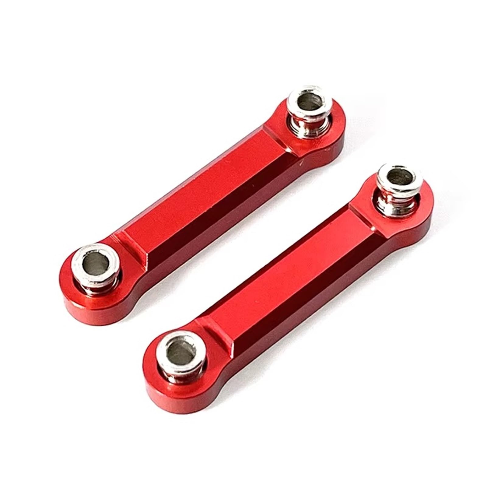 APMXQWIL RC Autoteile Kompatibel Mit Mjx Für Hyper Für Go 14301 14302 1/14 Fernbedienung Auto Modifizierte Zubehörteile Verbesserte Metalllenkstange(Red) von APMXQWIL